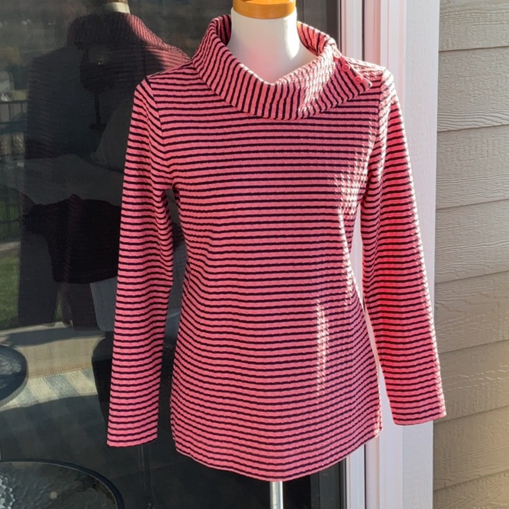 Talbots mock neck top
